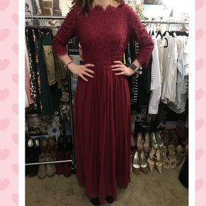 Small red Dainty Jewell’s dress